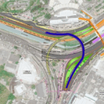 mapa do viaduto direcional Iguatemi-Detran.
