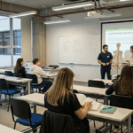 aula teórica de fisioterapia