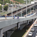 foto do viaduto José Linhares em obras