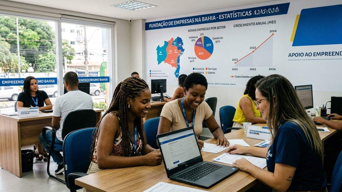 pessoas trabalhando em escritório.